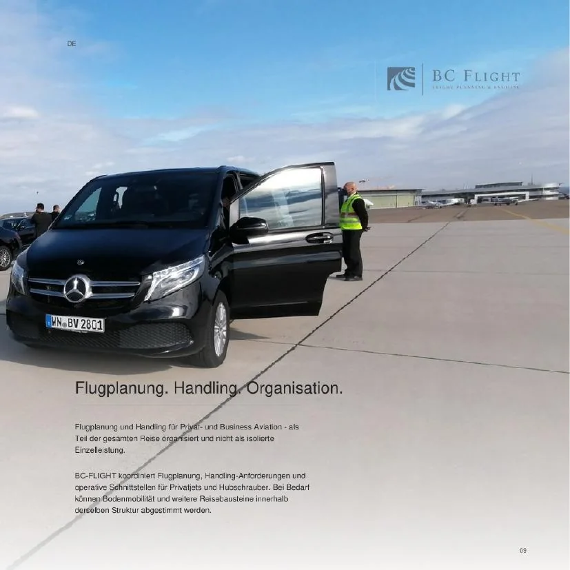 BL-First vehicle in a business aviation environment